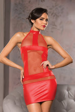 Load image into Gallery viewer, Halter Neck Mesh Dress